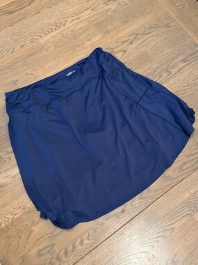 Women's navy A-Line Skirt Skort
